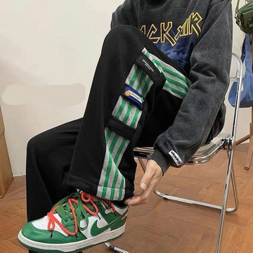 Mens Streetwear Pants Casual Ankle Length Couple Harem Trousers Hip Hop Harajuku Sweatpants aidase-shop
